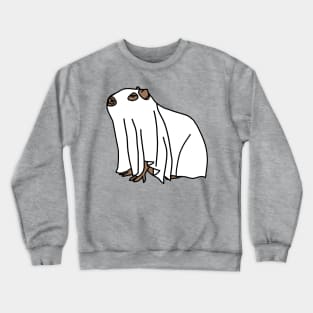 Boo Sheet Halloween Capybara Crewneck Sweatshirt